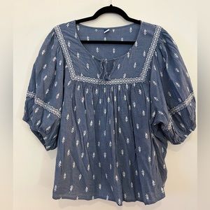 Old Navy Short Sleeve Peasant Blouse Size XXL